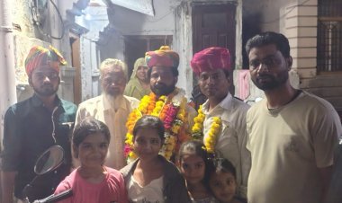 सोजत में वार्ड नंबर 18 के पार्षद मोहम्मद नासिर सिलावट का भव्य स्वागत, डोर-टू-डोर जाकर जताया आभार