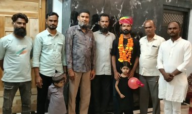 सोजत नगरपालिका वार्ड 18 के नवनिर्वाचित पार्षद मोहम्मद नासिर सिलावट का किया भव्य स्वागत