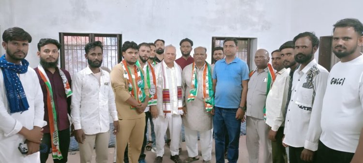सोजत में AIMIM को बड़ा झटका, विधानसभा अध्यक्ष और सचिव ने साथियों सहित थामा कांग्रेस का हाथ