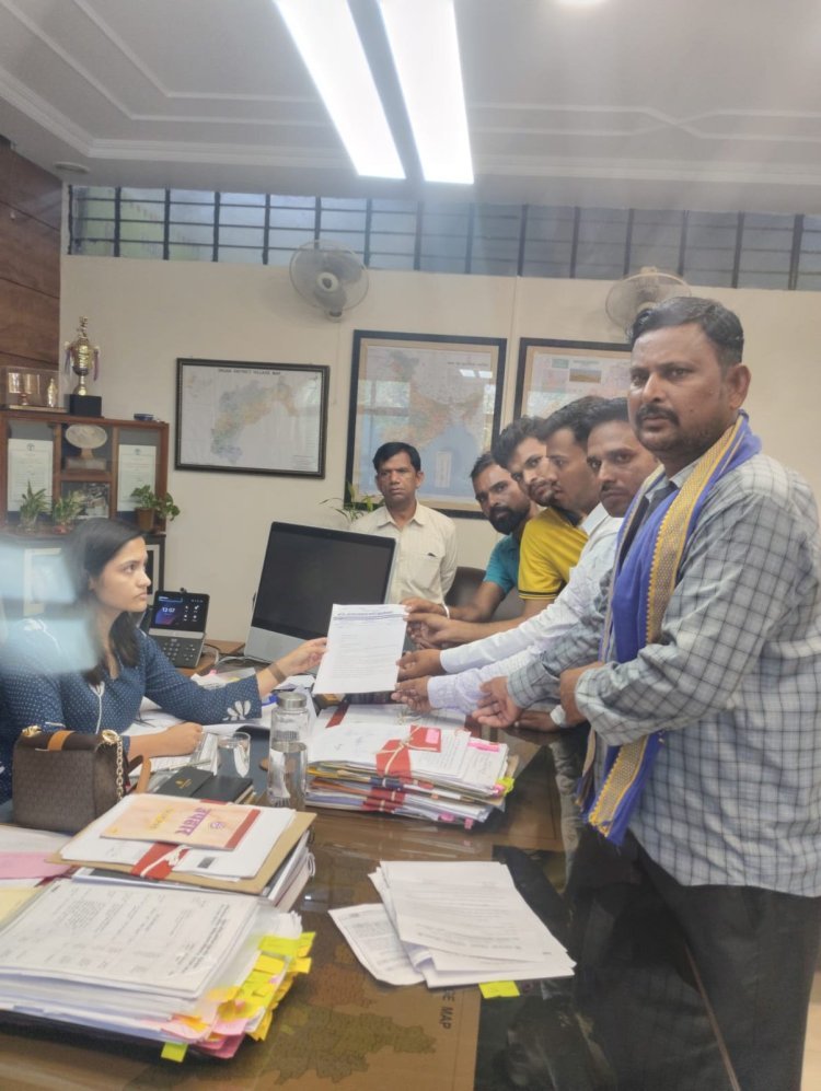 आजाद समाज पार्टी का संपूर्ण भागीदारी आंदोलन राष्ट्रपति के नाम कलेक्टर को सौंपा ज्ञापन