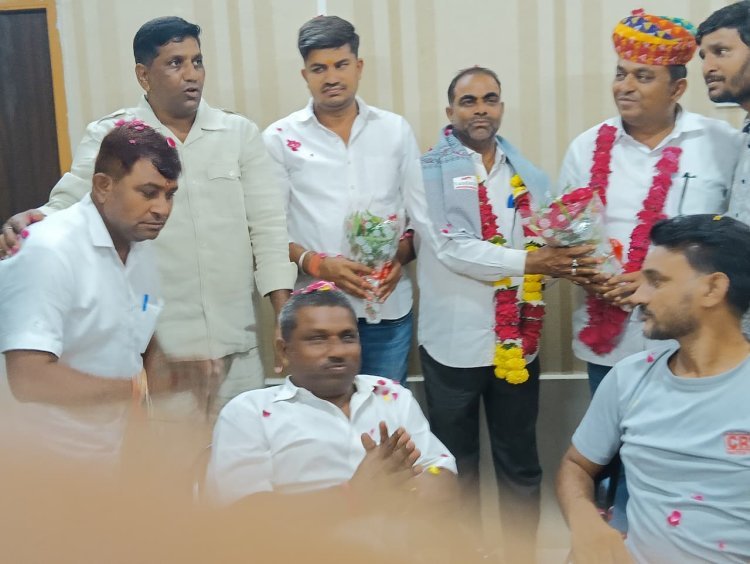 सोजत में नवनिर्वाचित पालिका अध्यक्ष प्रतिनिधि तंवर का दिव्यांग सेवा समिति ने किया बहुमान