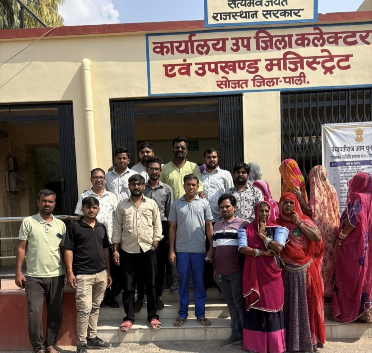 15 ट्यूबवेलों पर विद्युत कनेक्शन की मांग को लेकर टीम महेंद्र राठौड़ ने उपखण्ड अधिकारी को सौंपा ज्ञापन